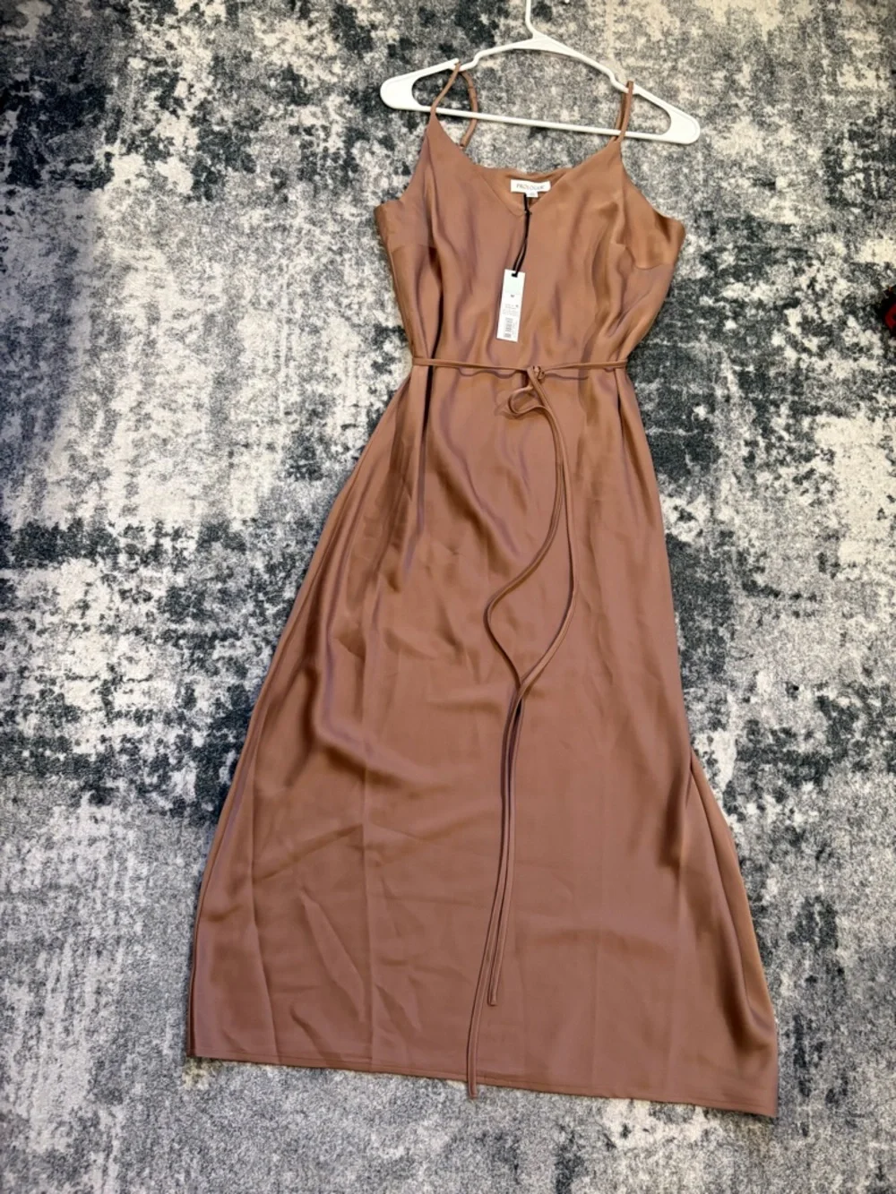 Prologue Satin Cowl-Neck Maxi Dress - Picture 2 of 7